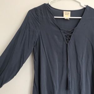 Blue Long Sleeve Shirt